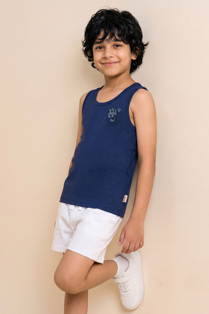 Lee Cooper Boys Printed Vest (Pack of 2) - Multicolor — image 5